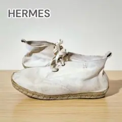 7900□HERMES エルメス エスパドリーユ キャンバス bc11yt