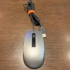 DELL 有線マウス シルバー USB接続