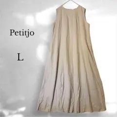 Petitijo ニッセン ノースリーブロングワンピース L