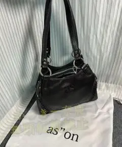 ason ブラック ショルダーバッグ 韓国