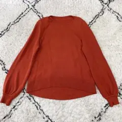美品 FOXEY カシミア・シルク混 バルーン袖 ニット サイズ40