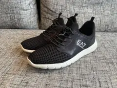 EA7 エンポリオアルマーニ　ブラック メッシュ スニーカー