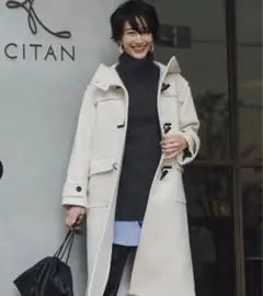 【美品】アルページュストーリー ダッフルコート 白 M
