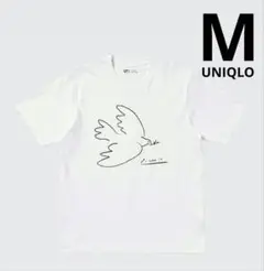 新品 UNIQLO ピカソ 鳥イラスト Tシャツ Mサイズ平和の鳩