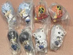 銀魂 つまんでつなげてマスコット 4種コンプリート　ガチャ