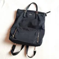 kate spade 黒 リュック・バックパック　3way