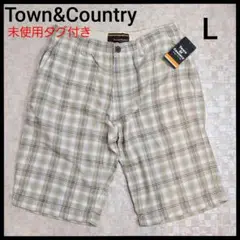 【未使用タグ付き】Town&Country　タウカン　ハーフパンツ　メンズ　L