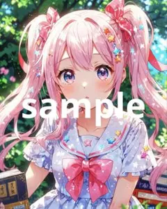 A4サイズ　ポスター　AIイラスト　美麗　アニメ　アニメイラスト　No.231