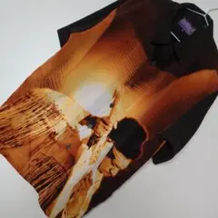 Jimi Hendrix　printdesign open shirt　M