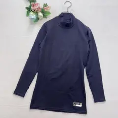 ミズノ【M】インナーシャツ　ハイネック　長袖　モックネック　アンダーシャツ　大人