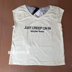 新品タグ付き　訳あり　フレンチスリーブTシャツ