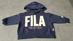 FILA フード付きトレーナー ネイビー