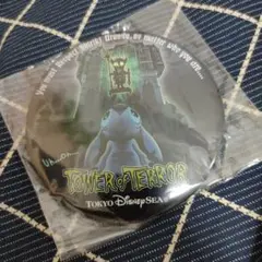 東京ディズニーシー人気アトラクション・タワーオブテラー&スティッチ人気缶バッジ