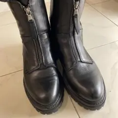ザロウTHEROW 超希少38zipped bootジップドブーツ ベージュ THE ROW Zipped Boot ベージュ ザロウ 37