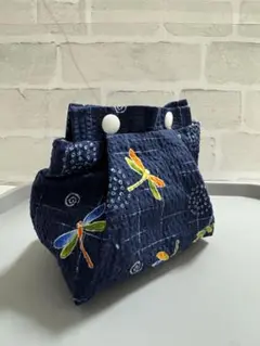小物入れ　トンボ柄　匿名