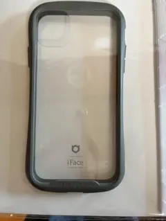 iPhone11 iFace バンパーフレームケース クリアグレー