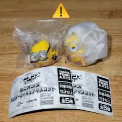 ミニオン　ミニオンズ　カンフーフィギュアマスコット　ボブ／スチュアート　セット
