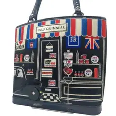 【美品】LULU GUINNESS ルルギネス トートバッグ ショップフロント