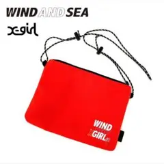 【人気アイテム】WIND AND SEA X-GIRLサコッシュ コラボ 即完売