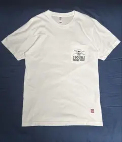 S/DOUBLE　DESIGNSHOP TEE　SKULL ポケT　ステューシー