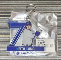 横浜DeNAベイスターズ BlueMates アクリルキーホルダー 佐野恵太