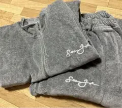ショーンジョン ベロア セットアップ xl グレー