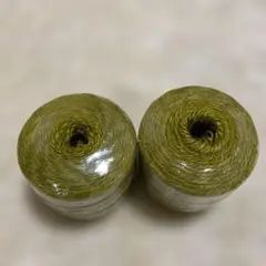 DARUMAオリーブグリーン 麻ひも2個セット