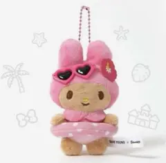 オリーブヤング サンリオ マイメロ マスコットキーホルダー キーチャーム 日焼け