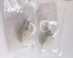 めじるしアクセサリー　ちっちゃなおばけさん　２つセット
