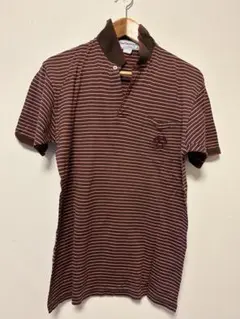 Burberrys ブラウンストライプ ポロシャツ L