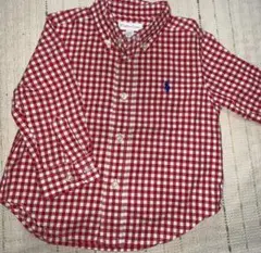 ◉ラルフローレン◉ 長袖 ◉赤◉チェックシャツ