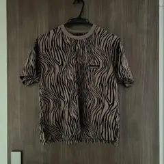 THOUSAND MILE ゼブラ柄 半袖Tシャツ　レディース