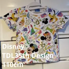 Disney♪TDL35周年記念デザイン！Tシャツ☆サイズ110cm