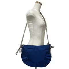 【新品】訳ありBRONTIBAYPARIS ショルダーバッグ ブルー