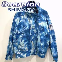 シマノ Scorpion フルジップナイロンジャケット　撥水加工　アウトドア シマノ Scorpion フルジップナイロンジャケット 撥水加工
