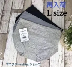 【再入荷】Mary’s Chueサニタリーコットンショーツ＊くすみgrey★ L