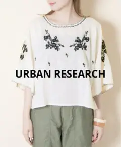 【サマーセール】URBAN RESEARCH アーバンリサーチ 刺繍 ブラウス