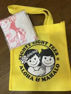 ハワイ限定　88teesタオルハンカチ＆ショッパー【新品】