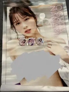 小倉七海タペストリー 缶バッチセット