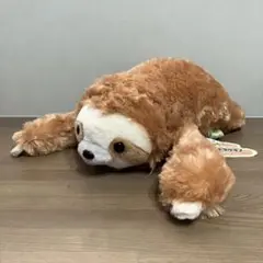 【タグ付き】AMUFUN くったりなまけもの　だらりんちょぬいぐるみ