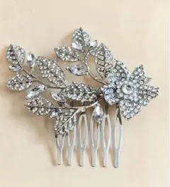新品未使用　フラメンコヘアーアクセサリー　シルバーNO4