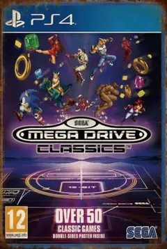 新品 セガ メガドライブ ソニック ブリキ看板 レトロ インテリア コレクション