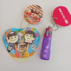 【新品】ペコポコチョコレート　ミニチュアキーホルダー　森永ラムネ　ミニボトル