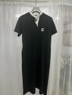Columbia 半袖シャツワンピース 黒