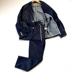 美品 KAFIKA セットアップ インディゴ ロゴボタン