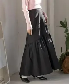 LOWRYS FARM ラウンドティアードスカート
