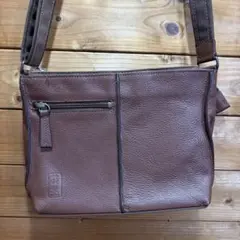★美品【京都新装】日本製　牛革レザー ショルダーバッグ