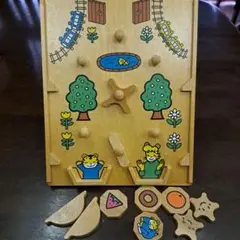 しまじろう　木製玩具