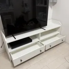 【美品】IKEA HAUGA ハウガ テレビ台 ホワイト 東京都北区王子での渡し
