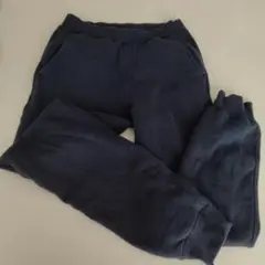 UNIQLO150〜160size　ダークブルースウェットパンツ 　裏起毛